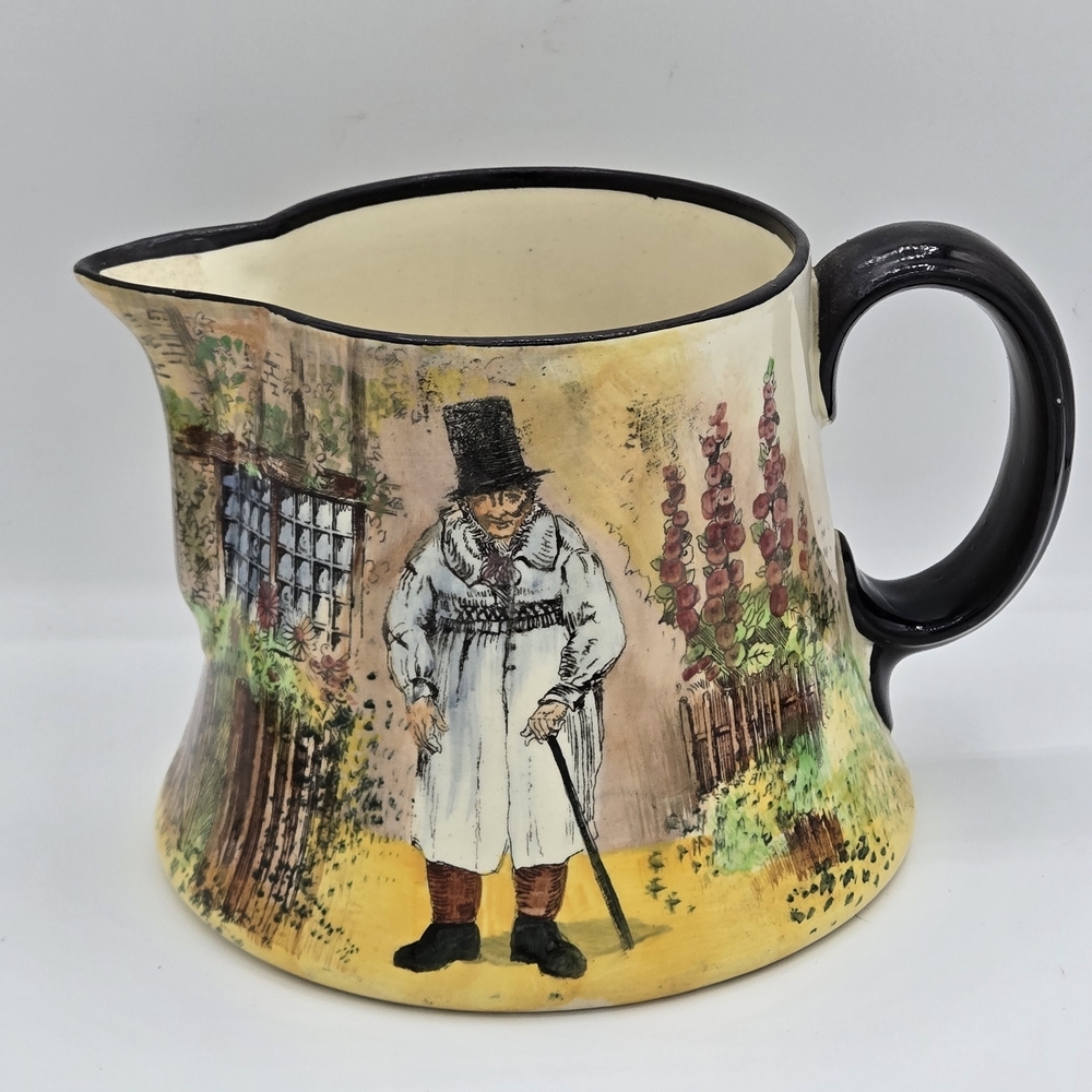 Royal Doulton Gaffers Argus Jug D4210 c1925 English Pottery Antique Rare EUC